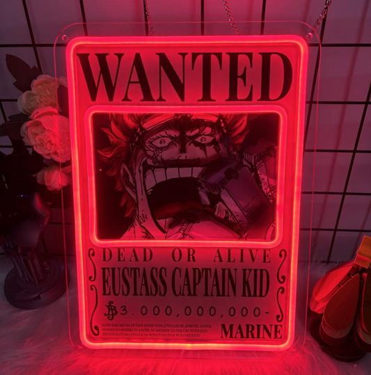 Eustass Captain Kid Wanted Poster