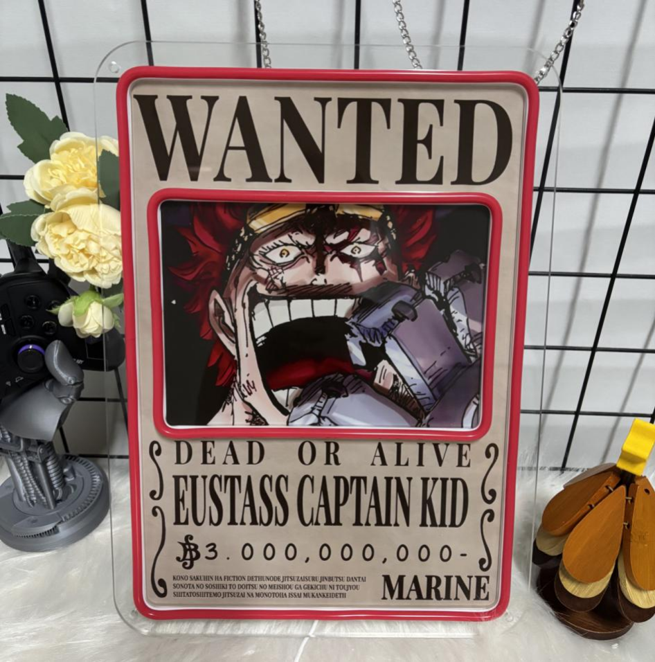 Eustass Captain Kid Wanted Poster